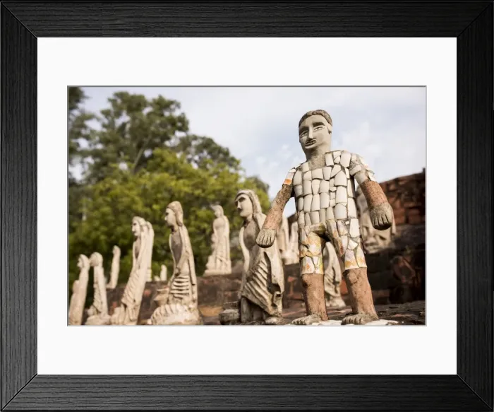 Framed Print : Sculptures at The Rock Garden, built by Nek Chand, Chandigarh, Punjab and Haryana Provinces Framed Print : Sculptures at The Rock Garden, built by Nek Chand, Chandigarh, Punjab and Haryana Provinces