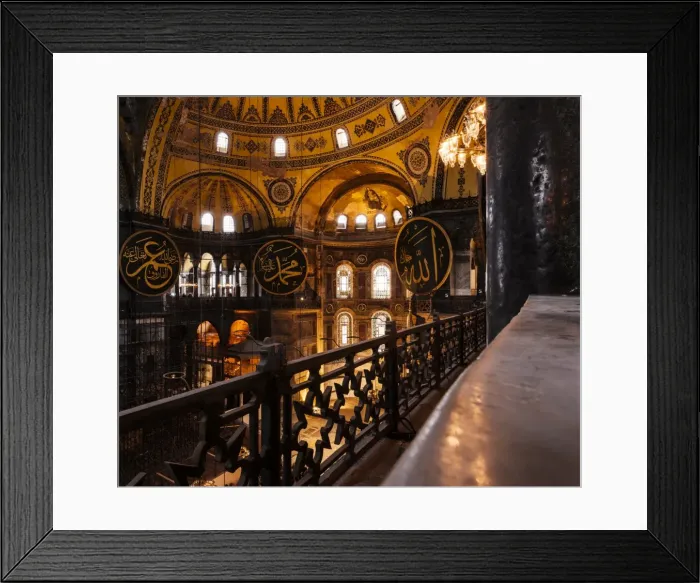 Framed Print : Interior of Hagia Sofia (Aya Sofya), UNESCO World Heritage Site, Sultanahmet, Istanbul Framed Print : Interior of Hagia Sofia (Aya Sofya), UNESCO World Heritage Site, Sultanahmet, Istanbul