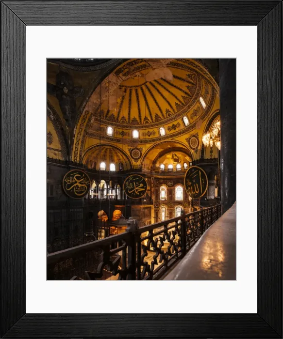 Framed Print : Interior of Hagia Sofia (Aya Sofya), UNESCO World Heritage Site, Sultanahmet, Istanbul Framed Print : Interior of Hagia Sofia (Aya Sofya), UNESCO World Heritage Site, Sultanahmet, Istanbul