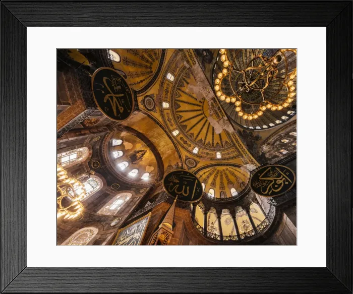 Framed Print : Interior of Hagia Sofia (Aya Sofya), UNESCO World Heritage Site, Sultanahmet, Istanbul Framed Print : Interior of Hagia Sofia (Aya Sofya), UNESCO World Heritage Site, Sultanahmet, Istanbul