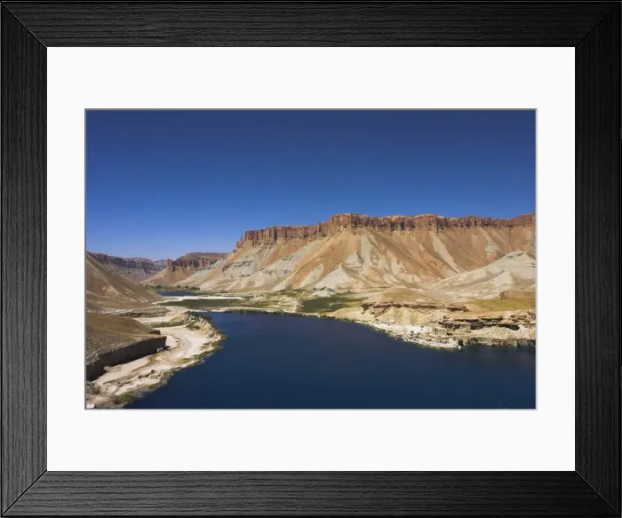 Framed Print : Band-I-Zulfiqar the main lake, Band-E- Amir (Bandi-Amir) (Dam of the King) crater lakes Framed Print : Band-I-Zulfiqar the main lake, Band-E- Amir (Bandi-Amir) (Dam of the King) crater lakes