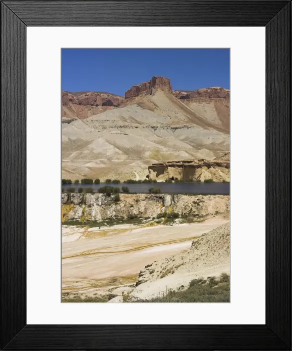 Framed Print : Band-I-Zulfiqar the main lake, Band-E-Amir (Bandi-Amir) (Dam of the King) crater lakes Framed Print : Band-I-Zulfiqar the main lake, Band-E-Amir (Bandi-Amir) (Dam of the King) crater lakes