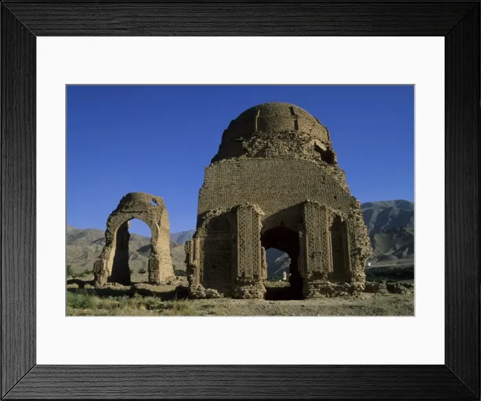 Framed Print : Ghorid (12th century) ruins, believed to be a Mausoleum or Madrassa, Chist-I-Sharif Framed Print : Ghorid (12th century) ruins, believed to be a Mausoleum or Madrassa, Chist-I-Sharif