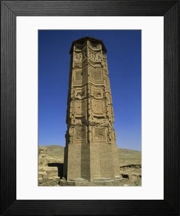 Framed Print : The minaret of Sultan Mas ud III, one of two minarets built by Sultan Mas ud III Framed Print : The minaret of Sultan Mas ud III, one of two minarets built by Sultan Mas ud III