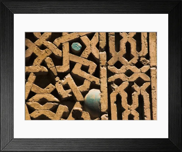 Framed Print : Decoration on the remains of a 12th century Ghorid arch, Friday Mosque (Masjet-eJam) Framed Print : Decoration on the remains of a 12th century Ghorid arch, Friday Mosque (Masjet-eJam)
