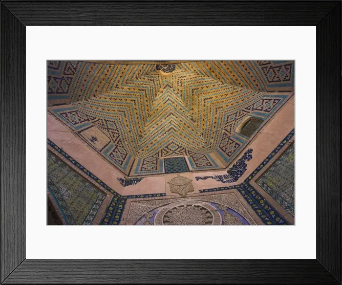 Framed Print : Detail of the hallway, Sufi shrine of Gazargah, Herat, Herat Province, Afghanistan, Asia Framed Print : Detail of the hallway, Sufi shrine of Gazargah, Herat, Herat Province, Afghanistan, Asia