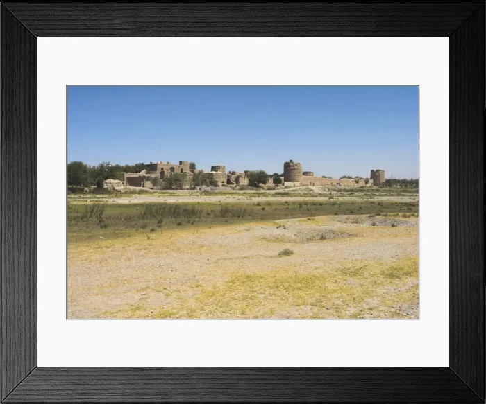 Framed Print : Ancient caravanserai near Pul-I-Malan, an ancient bridge of 15 arches now reconstructed Framed Print : Ancient caravanserai near Pul-I-Malan, an ancient bridge of 15 arches now reconstructed