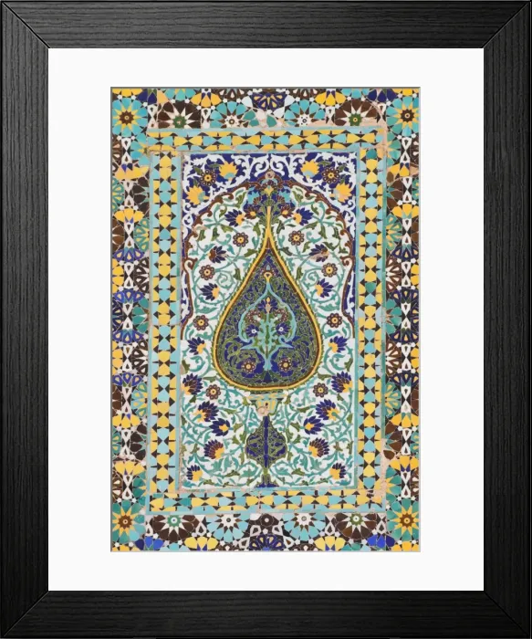 Framed Print : Detail of tilework, Friday Mosque (Masjet-eJam), Herat, Herat Province, Afghanistan, Asia Framed Print : Detail of tilework, Friday Mosque (Masjet-eJam), Herat, Herat Province, Afghanistan, Asia