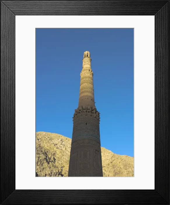 Framed Print : The 65 metre tall 12th century Minaret of Jam at dawn, UNESCO World Heritage Site Framed Print : The 65 metre tall 12th century Minaret of Jam at dawn, UNESCO World Heritage Site