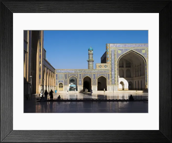 Framed Print : The courtyard, Friday Mosque (Masjet-e Jam), Herat, Afghanistan, Asia Framed Print : The courtyard, Friday Mosque (Masjet-e Jam), Herat, Afghanistan, Asia