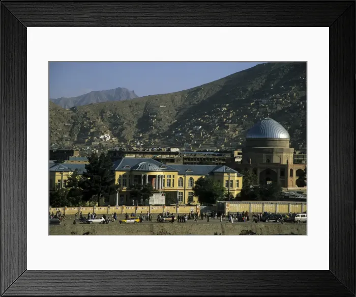 Framed Print : Buildings on the banks of the Kabul River, central Kabul, Kabul, Afghanistan, Asia Framed Print : Buildings on the banks of the Kabul River, central Kabul, Kabul, Afghanistan, Asia