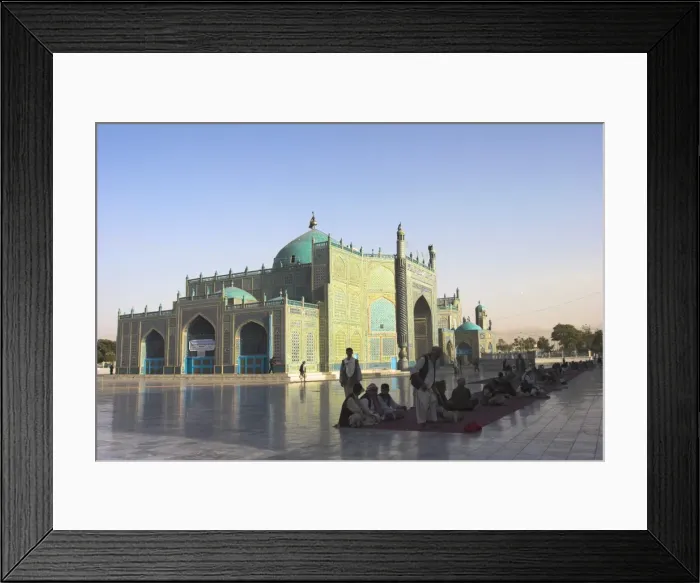 Framed Print : Pilgrims at the Shrine of Hazrat Ali, who was assassinated in 661, Mazar-I-Sharif Framed Print : Pilgrims at the Shrine of Hazrat Ali, who was assassinated in 661, Mazar-I-Sharif