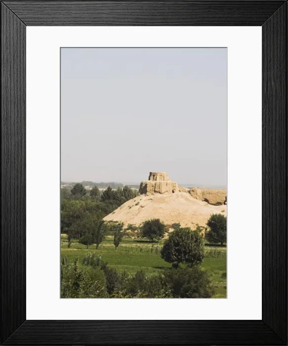 Framed Print : Remains of Buddhist monastery, Balkh (Mother of Cities), Balkh province Framed Print : Remains of Buddhist monastery, Balkh (Mother of Cities), Balkh province