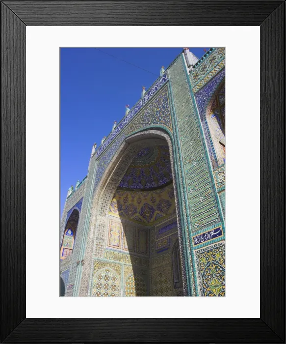 Framed Print : Shrine of Hazrat Ali, who was assassinated in 661, Mazar-I-Sharif, Balkh province Framed Print : Shrine of Hazrat Ali, who was assassinated in 661, Mazar-I-Sharif, Balkh province