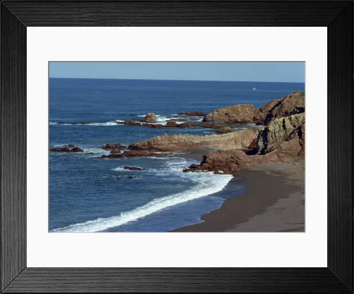 Framed Print : Coastline near Cherchell, Algeria, North Africa, Africa Framed Print : Coastline near Cherchell, Algeria, North Africa, Africa