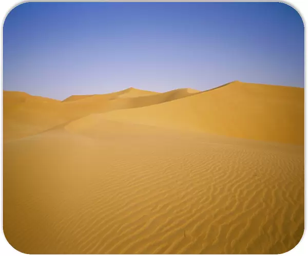 Sand dunes of the Grand Erg Occidental, Sahara Desert, Algeria