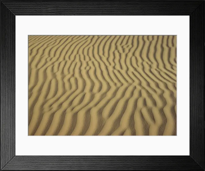 Framed Print : Sand ripples, Sahara, Algeria, North Africa, Africa