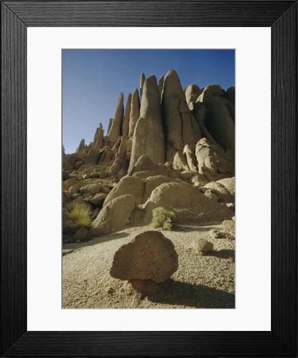 Framed Print : Rock formations, Hoggar mountains, Algeria, North Africa, Africa Framed Print : Rock formations, Hoggar mountains, Algeria, North Africa, Africa