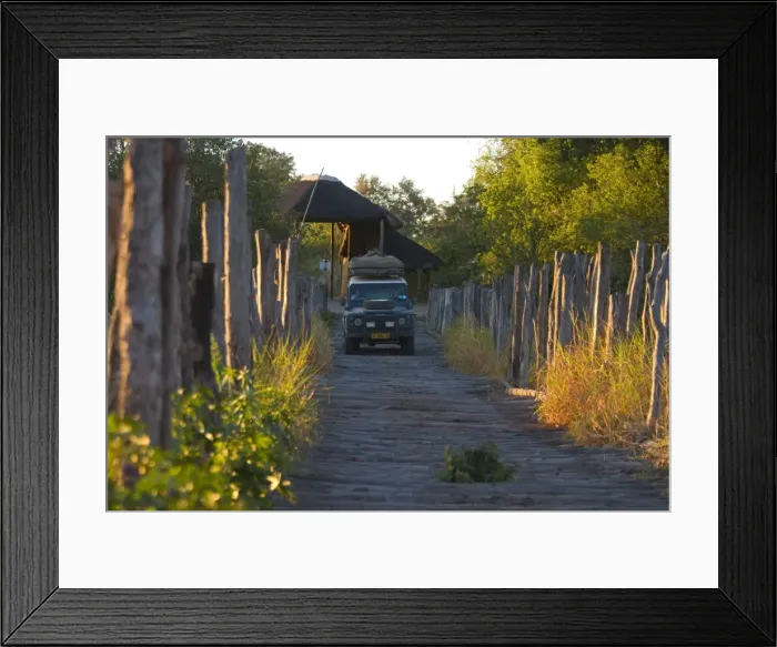 Framed Print : Bridge near the camp, Moremi Wildlife Reserve, Botswana, Africa Framed Print : Bridge near the camp, Moremi Wildlife Reserve, Botswana, Africa