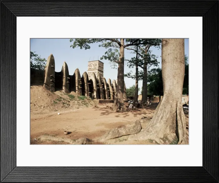 Framed Print : Mossi style mosque, Ouagadougou, Burkina Faso, Africa Framed Print : Mossi style mosque, Ouagadougou, Burkina Faso, Africa