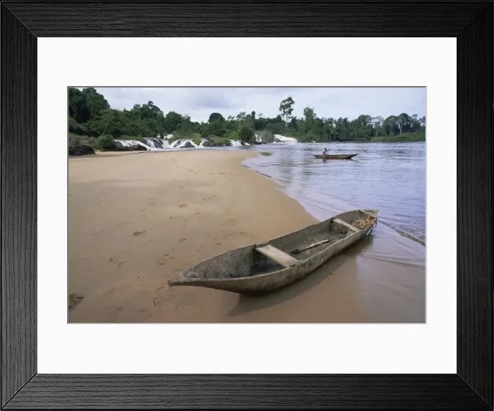 Framed Print : Chutes de la Lobe, southern area, Cameroon, Africa Framed Print : Chutes de la Lobe, southern area, Cameroon, Africa