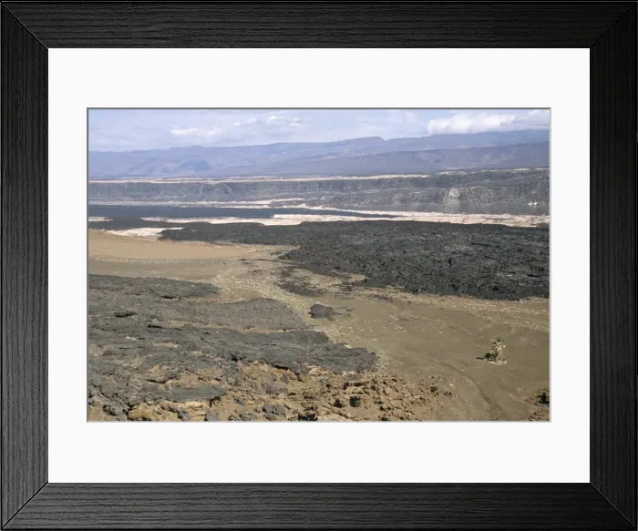 Framed Print : Lavas from Ardoukoba volcano in Rift Valley 152m below sea level, Afar Triangle Framed Print : Lavas from Ardoukoba volcano in Rift Valley 152m below sea level, Afar Triangle