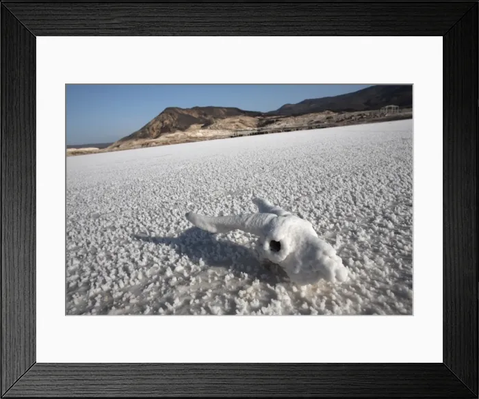 Framed Print : The lowest point on the African continent and the most saline body of water on earth Framed Print : The lowest point on the African continent and the most saline body of water on earth
