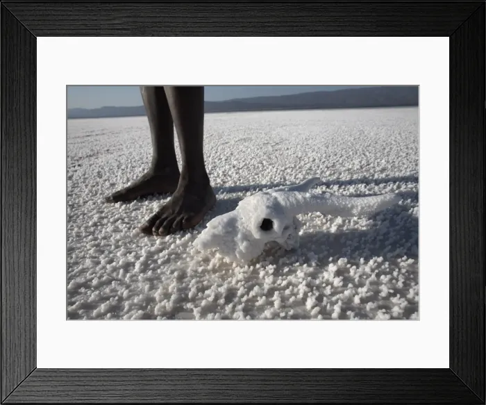 Framed Print : Lac Assal, the lowest point on the African continent and the most saline body of water on earth Framed Print : Lac Assal, the lowest point on the African continent and the most saline body of water on earth