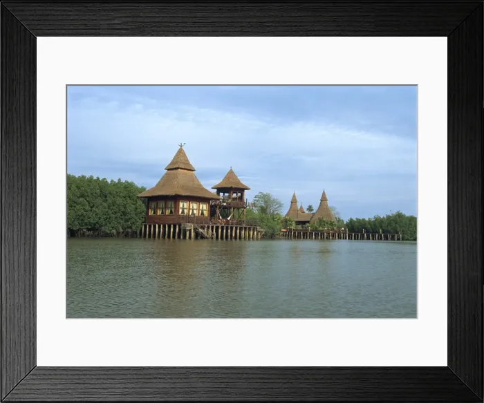 Framed Print : Makasutu Eco Lodge near Banjul, Gambia, West Africa, Africa Framed Print : Makasutu Eco Lodge near Banjul, Gambia, West Africa, Africa