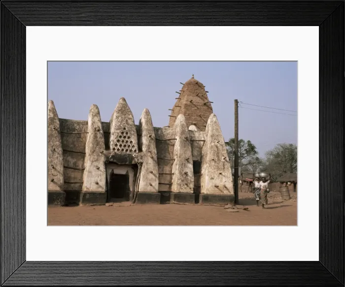 Framed Print : Larabanga Mosque, reputedly the oldest building in Ghana, Ghana, West Africa, Africa Framed Print : Larabanga Mosque, reputedly the oldest building in Ghana, Ghana, West Africa, Africa