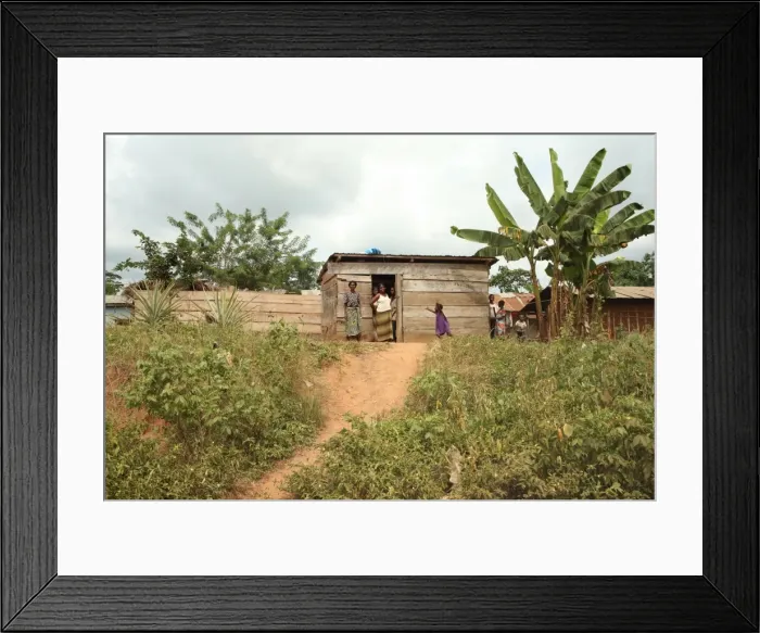 Framed Print : Cocoa producing village, Kumasi, Ghana, West Africa, Africa Framed Print : Cocoa producing village, Kumasi, Ghana, West Africa, Africa