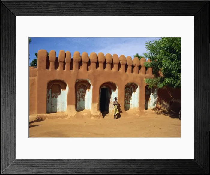 Framed Print : Typical architecture, Segou, Mali, Africa Framed Print : Typical architecture, Segou, Mali, Africa