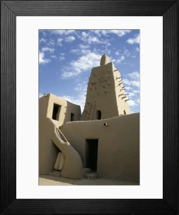 Framed Print : Djinguereber Mosque, Timbuktu (Tombouctoo), UNESCO World Heritage Site, Mali, Africa Framed Print : Djinguereber Mosque, Timbuktu (Tombouctoo), UNESCO World Heritage Site, Mali, Africa