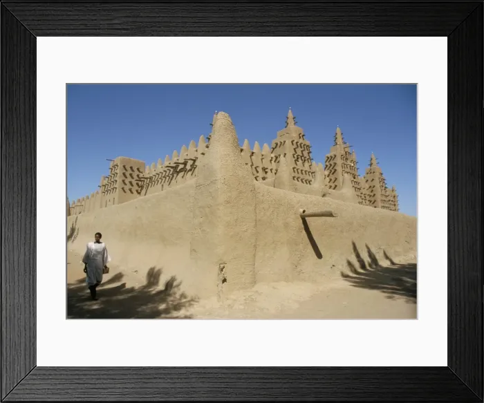 Framed Print : The Great Mosque, Djenne, UNESCO World Heritage Site, Mali, Africa Framed Print : The Great Mosque, Djenne, UNESCO World Heritage Site, Mali, Africa