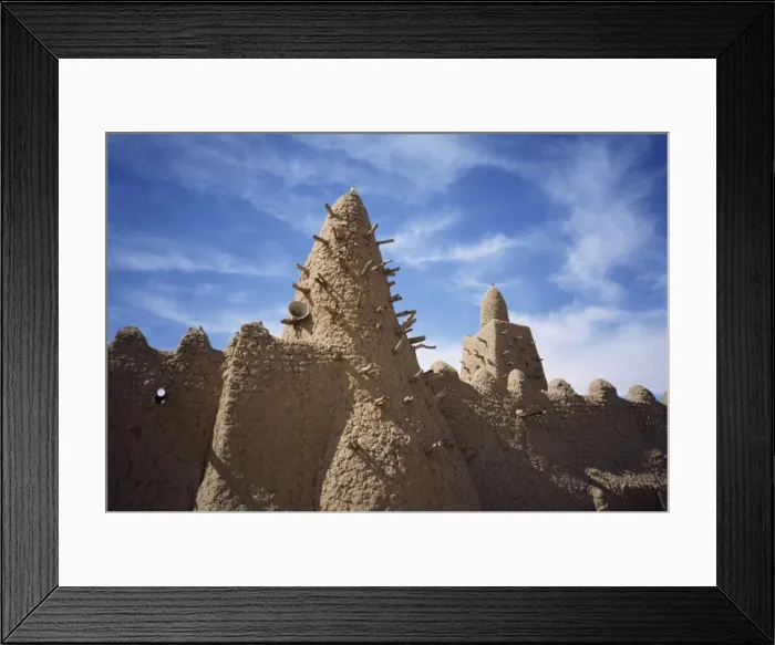 Framed Print : Mud mosque, Timbuktu, Mali, Africa Framed Print : Mud mosque, Timbuktu, Mali, Africa
