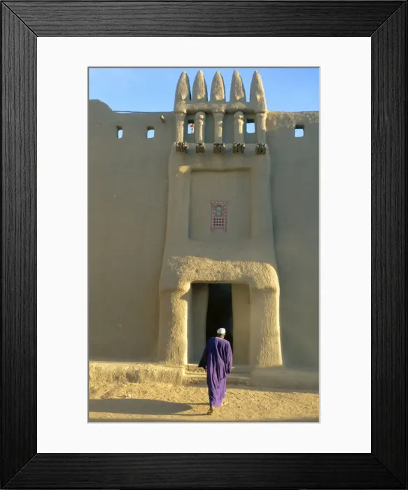 Framed Print : Maiga House, Toucouleur style, Djenne, Mali Framed Print : Maiga House, Toucouleur style, Djenne, Mali