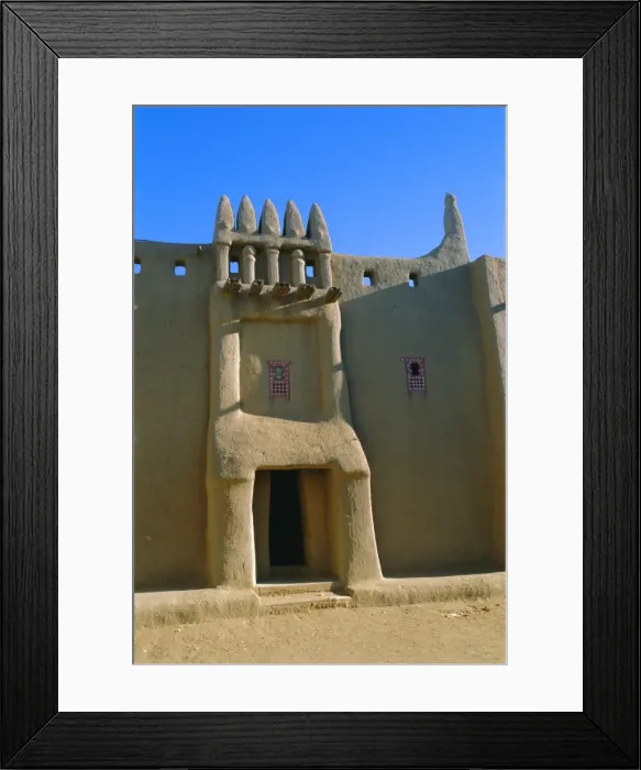 Framed Print : Mud built house, Djenne, Mali, Africa Framed Print : Mud built house, Djenne, Mali, Africa