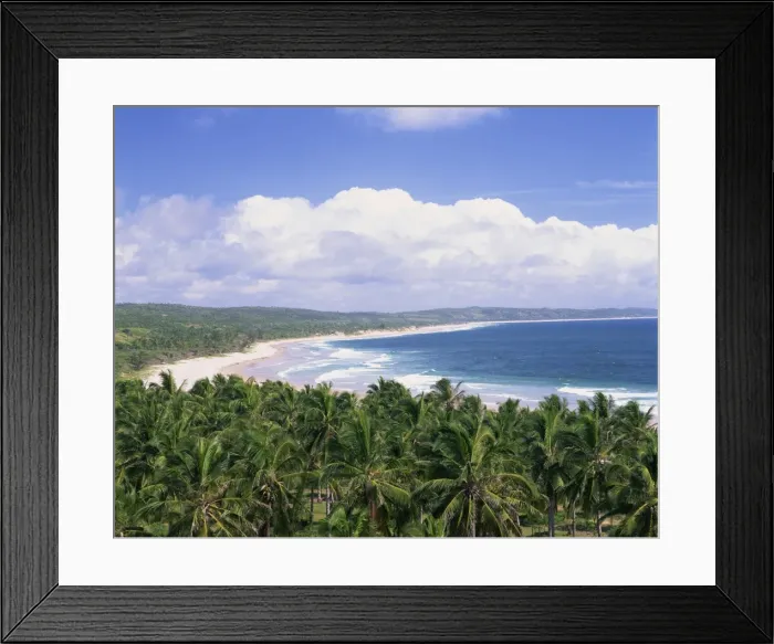Framed Print : Coastline, Mozambique, Africa Framed Print : Coastline, Mozambique, Africa