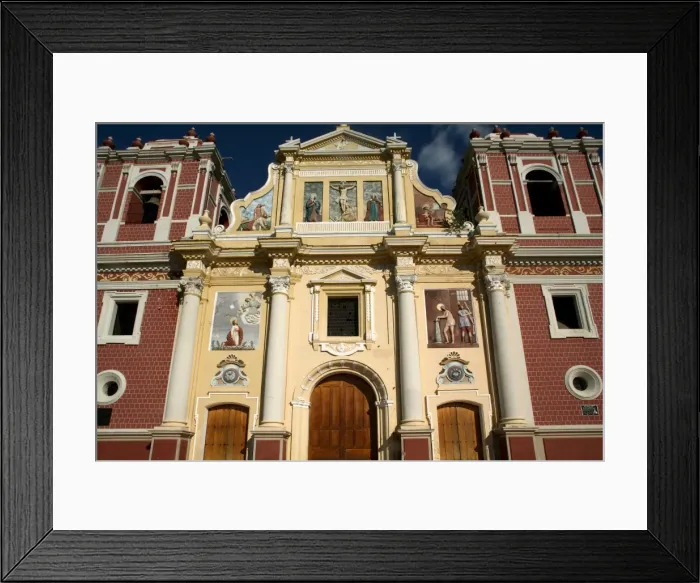 Framed Print : Calvario church, Leon, Nicaragua, Central America Framed Print : Calvario church, Leon, Nicaragua, Central America