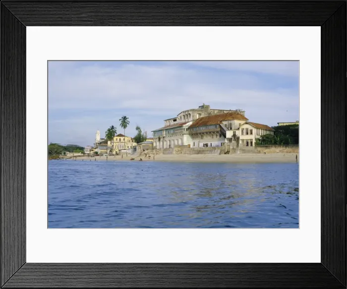 Framed Print : The Old Towns arab influenced waterfront, Zanzibar, Tanzania, Africa Framed Print : The Old Towns arab influenced waterfront, Zanzibar, Tanzania, Africa