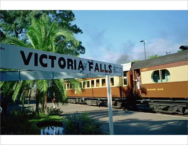 Steam Rail Safaris, Victoria Falls Station, Zimbabwe, Africa