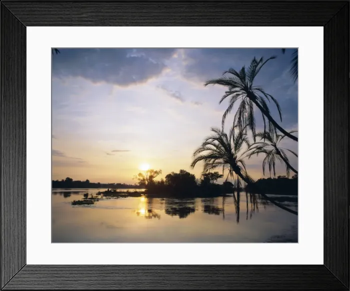 Framed Print : Zambezi River, Zimbabwe, Africa Framed Print : Zambezi River, Zimbabwe, Africa