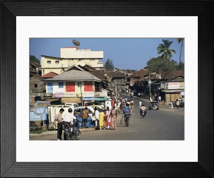 Framed Print : Street scene, Port Blair, Andaman Islands, Indian Ocean, India, Asia Framed Print : Street scene, Port Blair, Andaman Islands, Indian Ocean, India, Asia