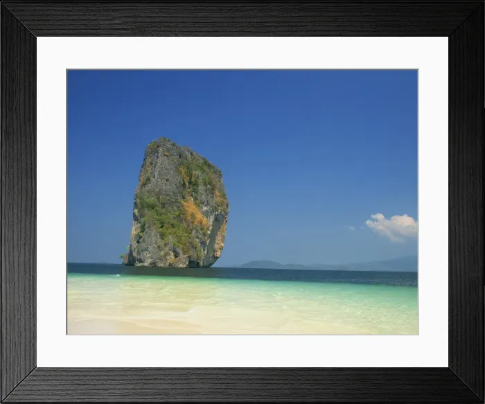 Framed Print : Tall rock island, Ko Poda, at Krabi on the Andaman Coast of Thailand, Southeast Asia Framed Print : Tall rock island, Ko Poda, at Krabi on the Andaman Coast of Thailand, Southeast Asia