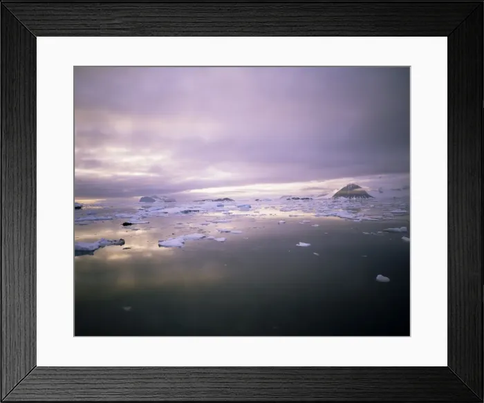 Framed Print : Evening light, Antarctica, Polar Regions Framed Print : Evening light, Antarctica, Polar Regions