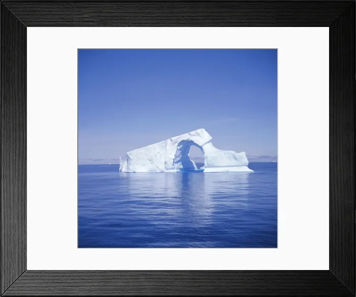Framed Print : Arched iceberg, Antarctica