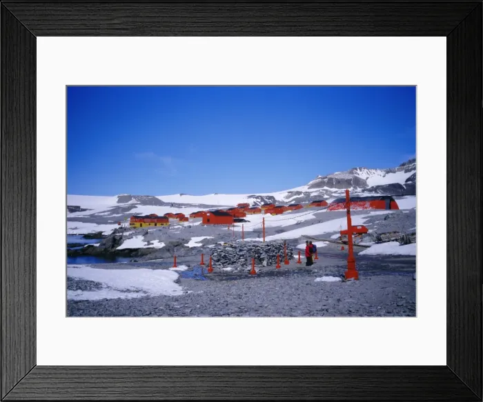 Framed Print : A family community, Argentine Esperanza base, Antarctic Peninsula, Antarctica Framed Print : A family community, Argentine Esperanza base, Antarctic Peninsula, Antarctica