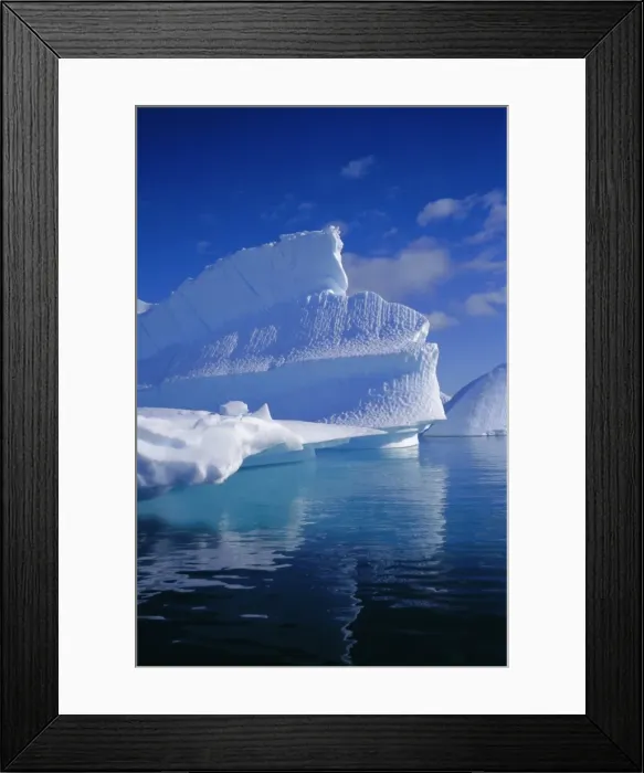 Framed Print : Iceberg with fluted and honeycomb textures, Antarctica, Polar Regions Framed Print : Iceberg with fluted and honeycomb textures, Antarctica, Polar Regions
