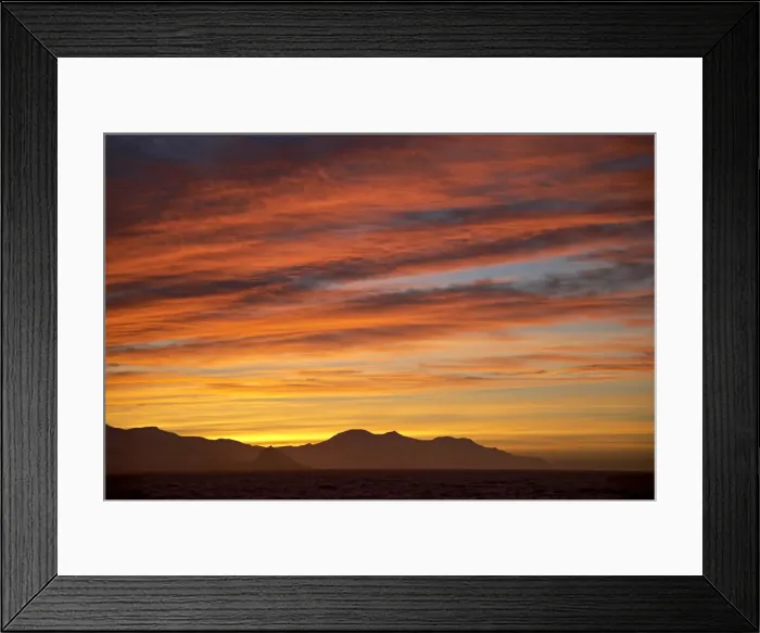 Framed Print : Red clouds at sunset, Antarctic Peninsula, Antarctica, Polar Regions Framed Print : Red clouds at sunset, Antarctic Peninsula, Antarctica, Polar Regions