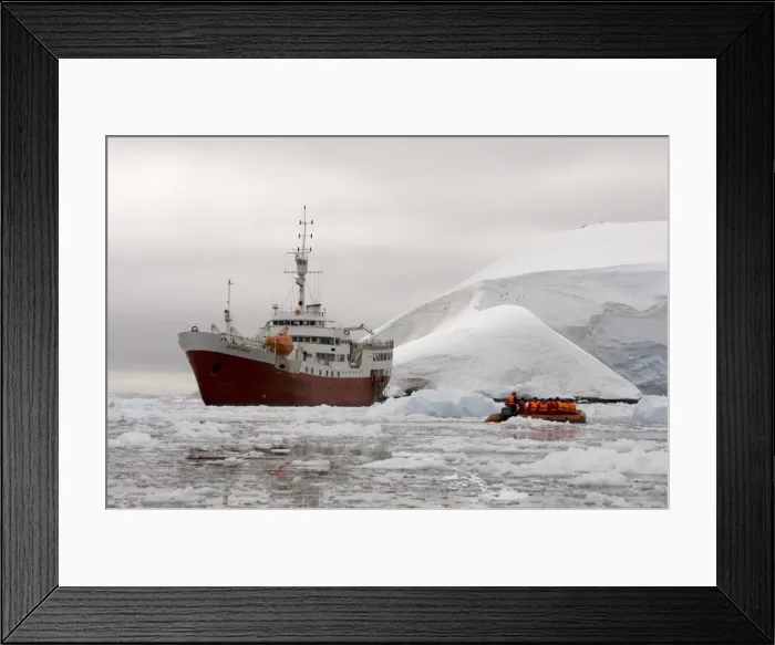 Framed Print : Antarctic Dream ship, Paradise Bay, Antarctic Peninsula, Antarctica, Polar Regions Framed Print : Antarctic Dream ship, Paradise Bay, Antarctic Peninsula, Antarctica, Polar Regions